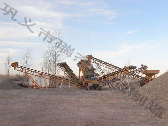 砂石生產線圖例